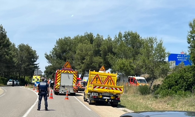 Grave accident entre une moto et un SUV entre La Ciotat et Cassis