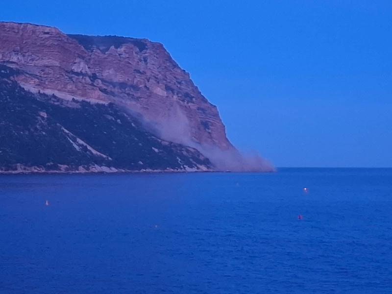 Frayeur entre Cassis et La Ciotat après un éboulement aperçu au Cap Canaille